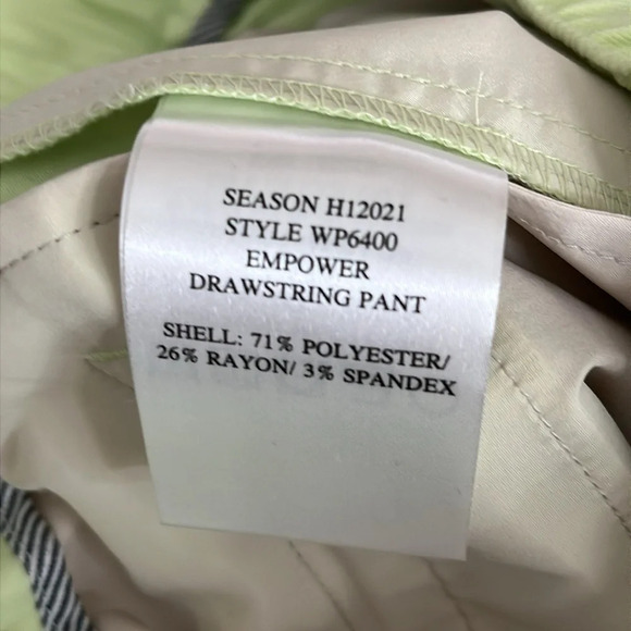 Wildfang Empower Drawstring Pant in Spring Green - NWOT - Size Small - Picture 7 of 8